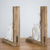Two-Tones Wood Corbel Shelf Brackets (Set of 2)
